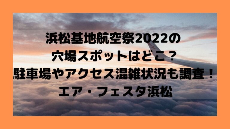 浜松基地航空祭2022についてのイメージ画像